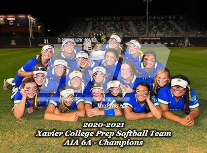Thumbnail 2 in  Xavier College Prep vs. Red Mountain (AIA 6A Final - Awards) photogallery.