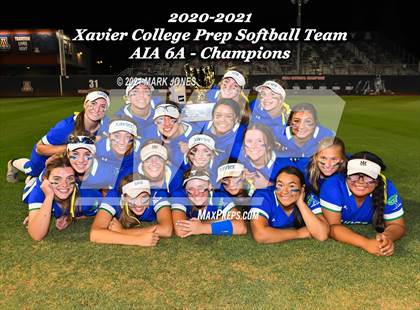 Thumbnail 3 in  Xavier College Prep vs. Red Mountain (AIA 6A Final - Awards) photogallery.