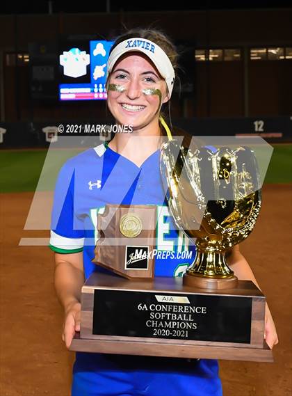 Thumbnail 1 in  Xavier College Prep vs. Red Mountain (AIA 6A Final - Awards) photogallery.