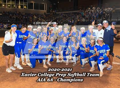 Thumbnail 1 in  Xavier College Prep vs. Red Mountain (AIA 6A Final - Awards) photogallery.