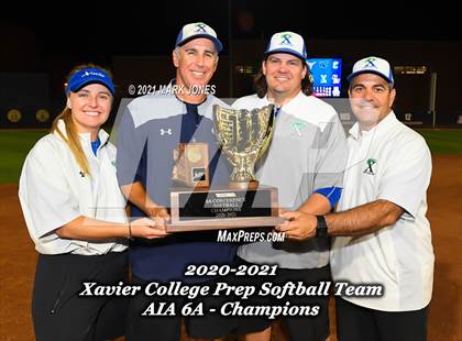 Thumbnail 2 in  Xavier College Prep vs. Red Mountain (AIA 6A Final - Awards) photogallery.