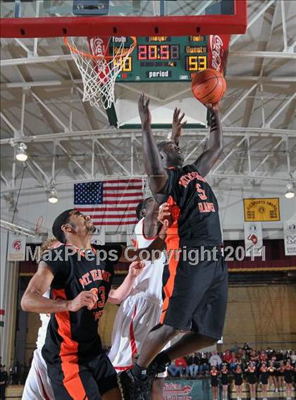 Thumbnail 1 in Mt. Vernon vs Charleston (Salem Invitational Tournament) photogallery.