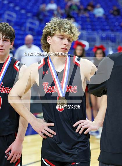 Thumbnail 1 in Lipan vs. New Home (UIL 2A Basketball Semifinal Medal Ceremony) photogallery.
