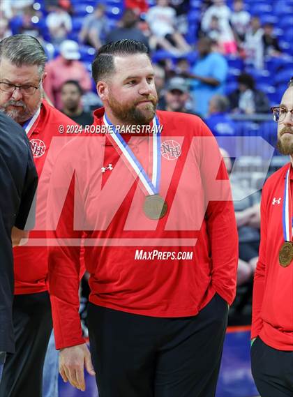 Thumbnail 1 in Lipan vs. New Home (UIL 2A Basketball Semifinal Medal Ceremony) photogallery.