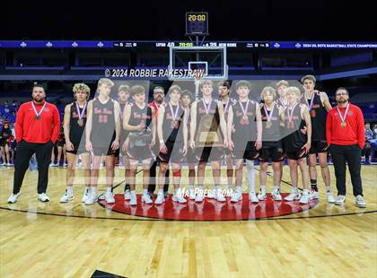 Thumbnail 3 in Lipan vs. New Home (UIL 2A Basketball Semifinal Medal Ceremony) photogallery.