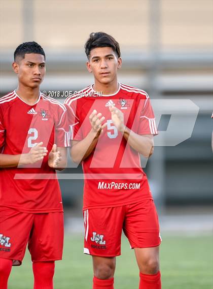 Thumbnail 2 in Reagan [Ronald] vs Juarez-Lincoln (Class 6A Region 4 Semifinal) photogallery.