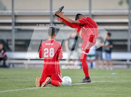 Thumbnail 1 in Reagan [Ronald] vs Juarez-Lincoln (Class 6A Region 4 Semifinal) photogallery.