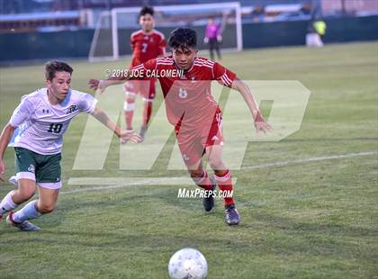 Thumbnail 2 in Reagan [Ronald] vs Juarez-Lincoln (Class 6A Region 4 Semifinal) photogallery.