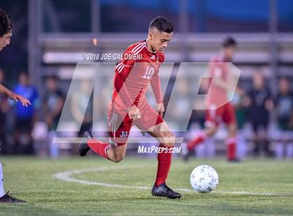 Thumbnail 1 in Reagan [Ronald] vs Juarez-Lincoln (Class 6A Region 4 Semifinal) photogallery.