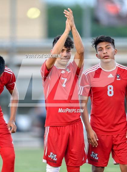 Thumbnail 3 in Reagan [Ronald] vs Juarez-Lincoln (Class 6A Region 4 Semifinal) photogallery.