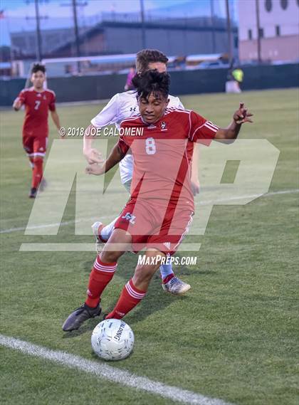 Thumbnail 3 in Reagan [Ronald] vs Juarez-Lincoln (Class 6A Region 4 Semifinal) photogallery.
