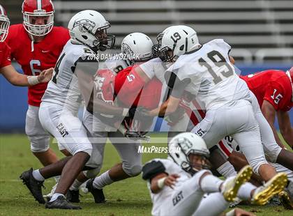 Thumbnail 1 in Plano East vs. Lake Highlands (Cotton Bowl Prep Showcase) photogallery.