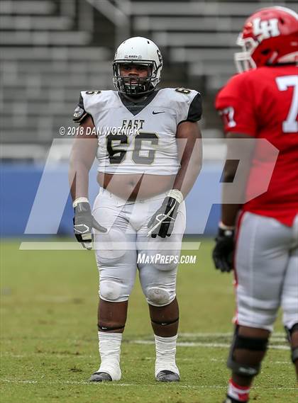 Thumbnail 2 in Plano East vs. Lake Highlands (Cotton Bowl Prep Showcase) photogallery.