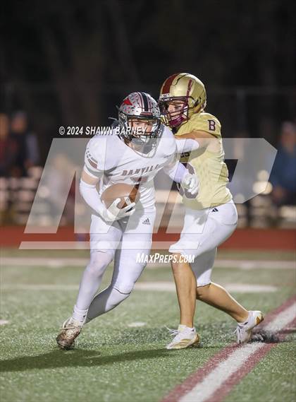 Thumbnail 2 in Danville @ Brebeuf Jesuit Preparatory (IHSAA 4A S22 Round 1) photogallery.