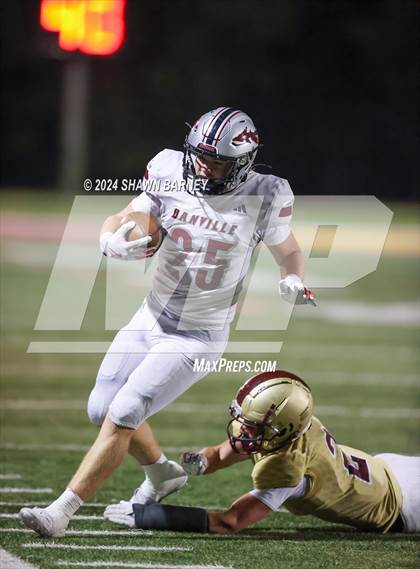 Thumbnail 1 in Danville @ Brebeuf Jesuit Preparatory (IHSAA 4A S22 Round 1) photogallery.