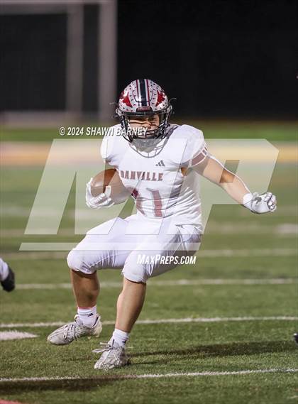 Thumbnail 3 in Danville @ Brebeuf Jesuit Preparatory (IHSAA 4A S22 Round 1) photogallery.