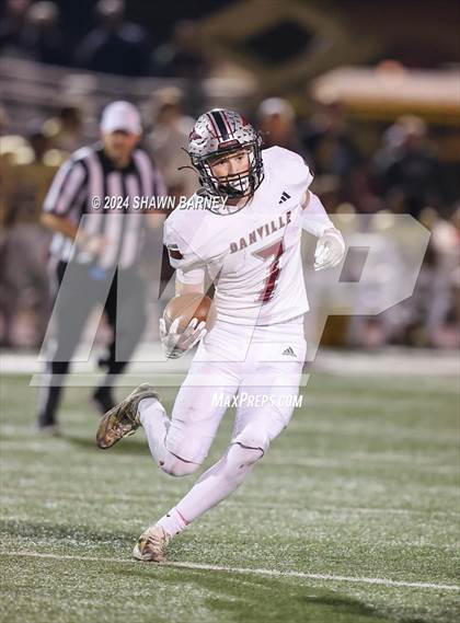 Thumbnail 3 in Danville @ Brebeuf Jesuit Preparatory (IHSAA 4A S22 Round 1) photogallery.