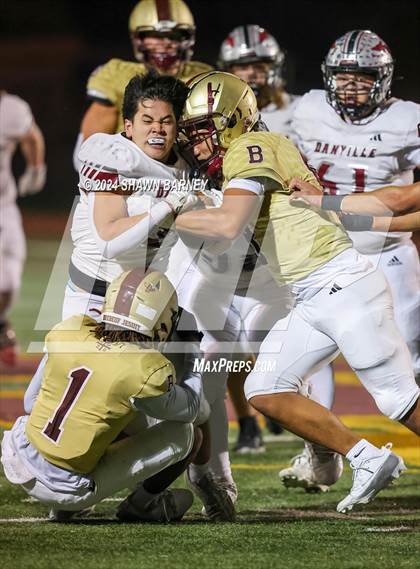 Thumbnail 2 in Danville @ Brebeuf Jesuit Preparatory (IHSAA 4A S22 Round 1) photogallery.