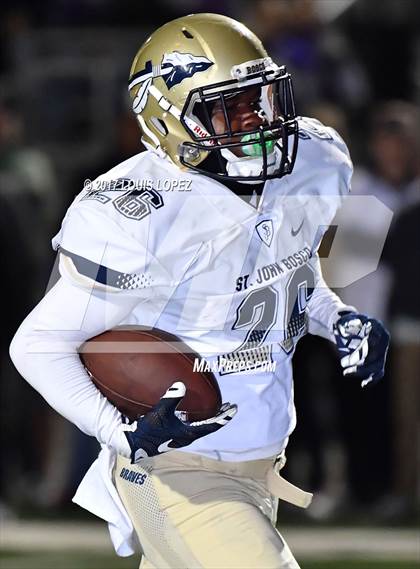 Thumbnail 3 in St. John Bosco vs. Rancho Cucamonga (CIF SS DIV 1 Playoff) photogallery.