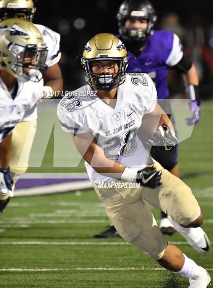 Thumbnail 3 in St. John Bosco vs. Rancho Cucamonga (CIF SS DIV 1 Playoff) photogallery.