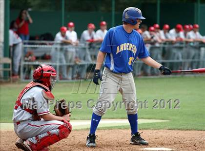 Thumbnail 2 in Anderson vs. Tomball (UIL 5A Area Playoff) photogallery.