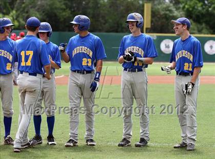 Thumbnail 3 in Anderson vs. Tomball (UIL 5A Area Playoff) photogallery.