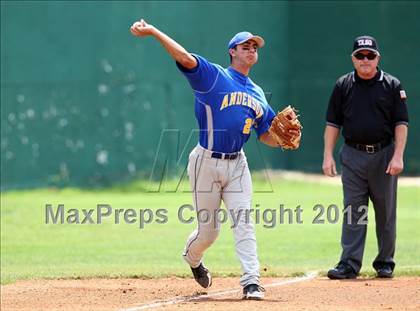 Thumbnail 2 in Anderson vs. Tomball (UIL 5A Area Playoff) photogallery.