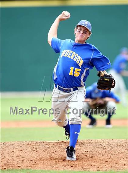 Thumbnail 2 in Anderson vs. Tomball (UIL 5A Area Playoff) photogallery.