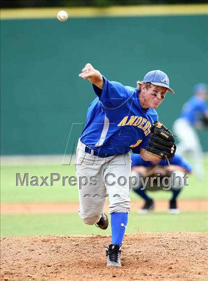 Thumbnail 3 in Anderson vs. Tomball (UIL 5A Area Playoff) photogallery.