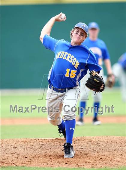 Thumbnail 3 in Anderson vs. Tomball (UIL 5A Area Playoff) photogallery.