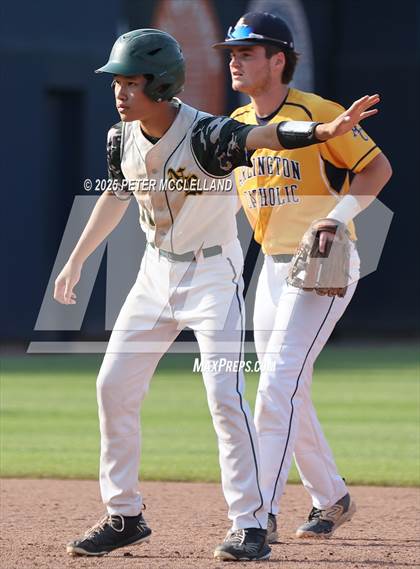 Thumbnail 3 in Arlington Catholic vs North Reading (MIAA Division 3 Final Round) photogallery.