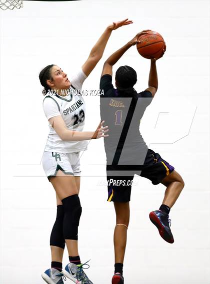 Thumbnail 2 in Lynwood vs. Orangewood Academy photogallery.