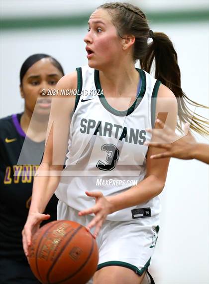 Thumbnail 1 in Lynwood vs. Orangewood Academy photogallery.