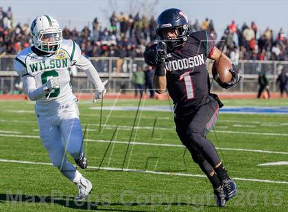 Thumbnail 1 in Wilson vs Woodson (DCIAA Turkey Bowl) photogallery.
