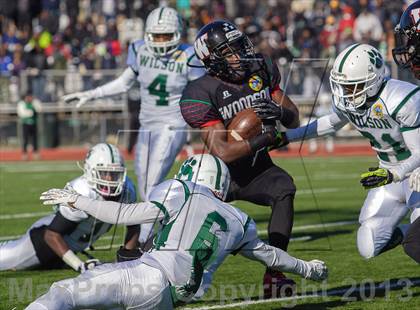 Thumbnail 1 in Wilson vs Woodson (DCIAA Turkey Bowl) photogallery.
