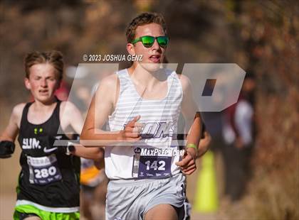 Thumbnail 1 in CHSAA 4A Cross Country Final photogallery.