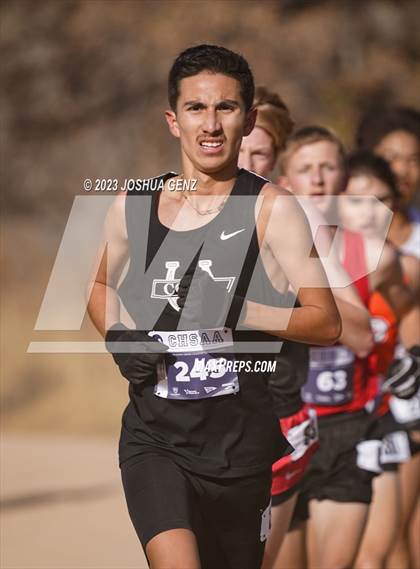 Thumbnail 1 in CHSAA 4A Cross Country Final photogallery.