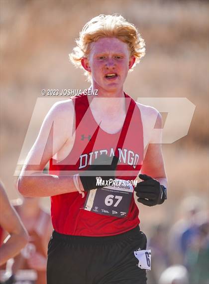 Thumbnail 2 in CHSAA 4A Cross Country Final photogallery.