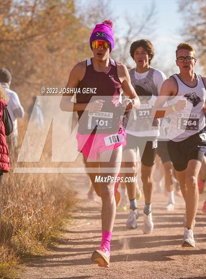 Thumbnail 1 in CHSAA 4A Cross Country Final photogallery.