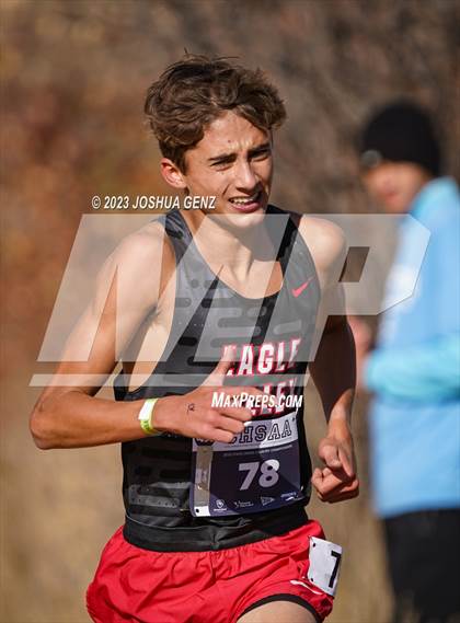 Thumbnail 1 in CHSAA 4A Cross Country Final photogallery.