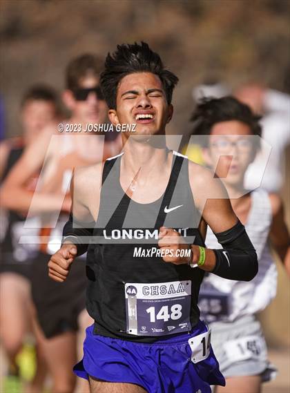 Thumbnail 1 in CHSAA 4A Cross Country Final photogallery.