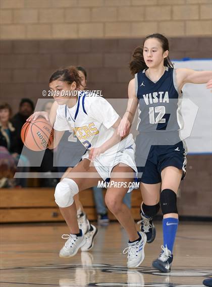 Thumbnail 1 in Vista del Lago vs. Grant (Lincoln Invitational) photogallery.
