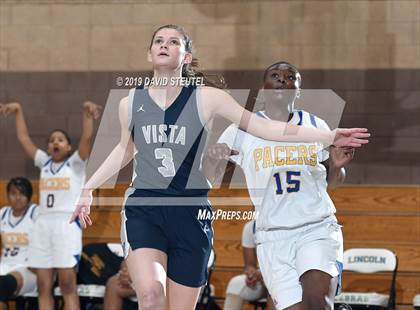Thumbnail 1 in Vista del Lago vs. Grant (Lincoln Invitational) photogallery.