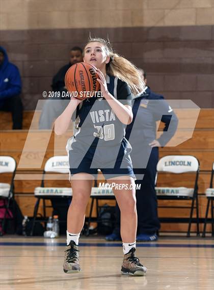 Thumbnail 1 in Vista del Lago vs. Grant (Lincoln Invitational) photogallery.