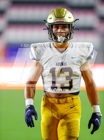Thumbnail 2 in St. Thomas Aquinas vs. Tampa Bay Tech (FHSAA 7A Final) photogallery.