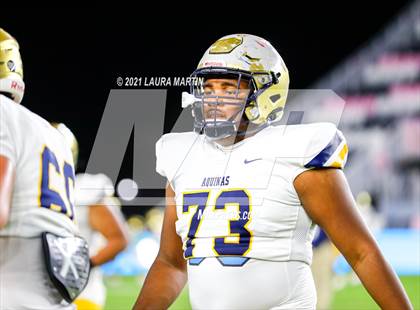 Thumbnail 1 in St. Thomas Aquinas vs. Tampa Bay Tech (FHSAA 7A Final) photogallery.