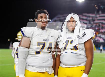 Thumbnail 2 in St. Thomas Aquinas vs. Tampa Bay Tech (FHSAA 7A Final) photogallery.