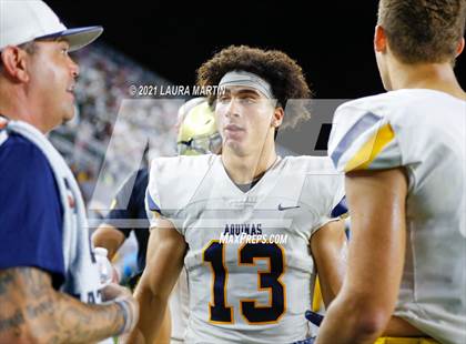 Thumbnail 2 in St. Thomas Aquinas vs. Tampa Bay Tech (FHSAA 7A Final) photogallery.