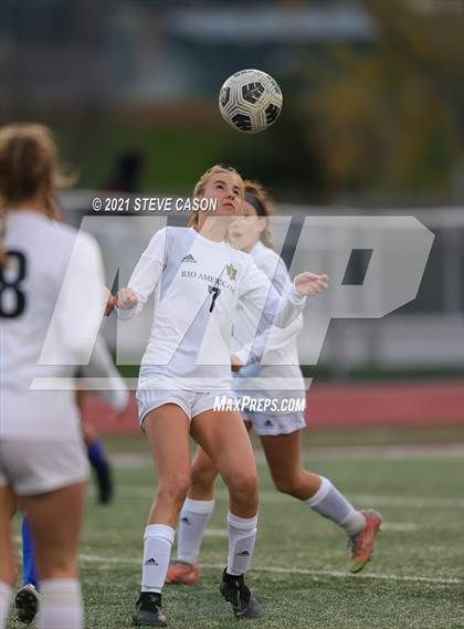 Thumbnail 3 in Rio Americano vs University Prep (Rocklin/Whitney Invitational) photogallery.
