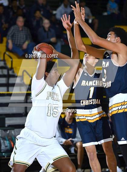 Thumbnail 3 in Long Beach Poly vs. Rancho Christian (The Classic at Damien) photogallery.